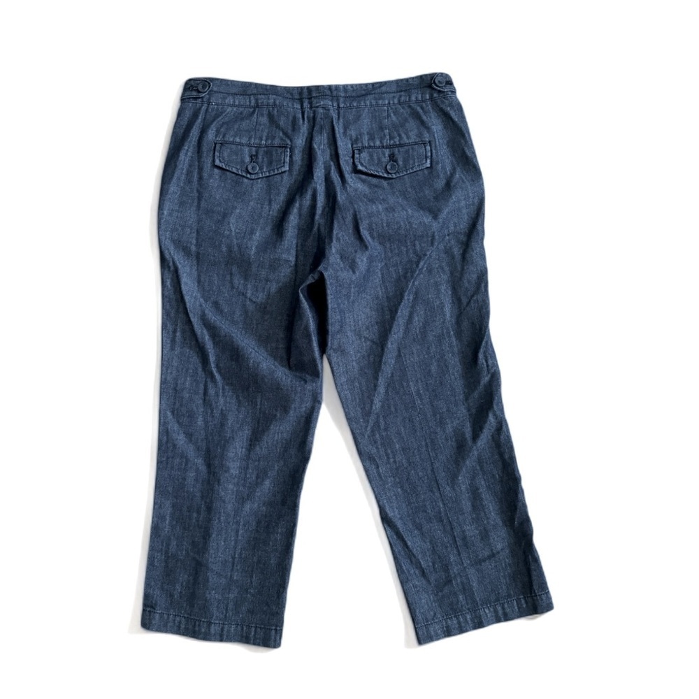 Talbots Signature Side Button Ankle Pants - Picture 2 of 3